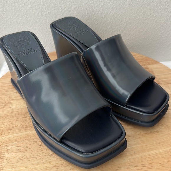 Vince Camuto Platform Slide Sandals - Falivda - Picture 2 of 5